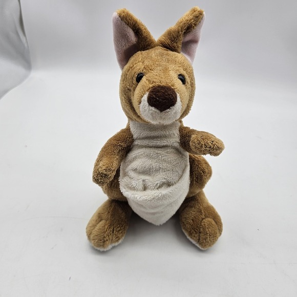 GANZ Other - GANZ‎ Webkinz Kangaroo Plush Stuffed Animal Toy Small Brown Tan Soft Cuddly